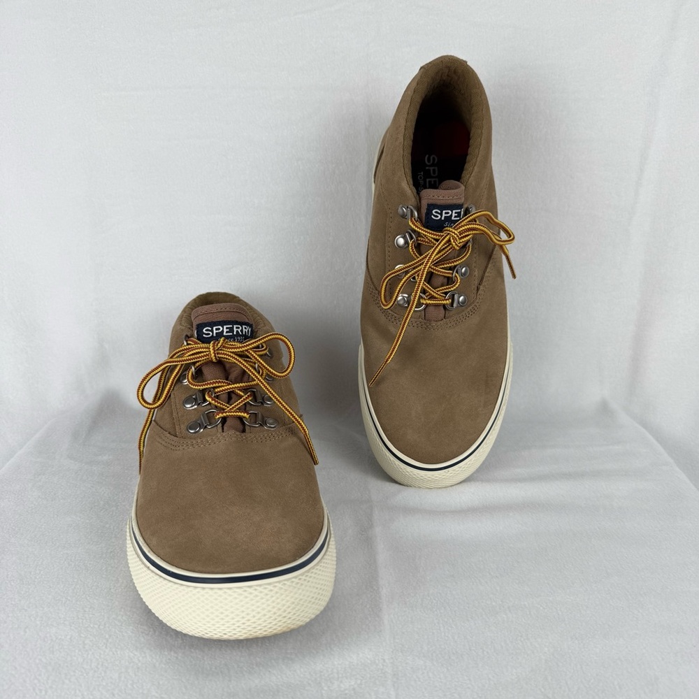 Sperry Men's Striper II Storm Waterproof Chukka , Tan Suede, Size 10 STS19888